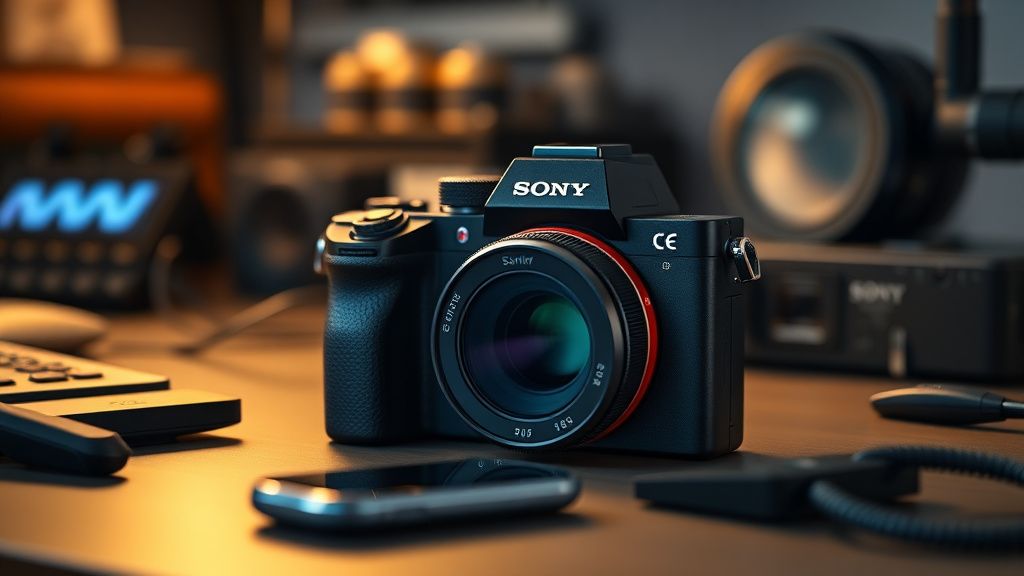 Budget mirrorless camera for faceless YouTube tech reviews with product close-up